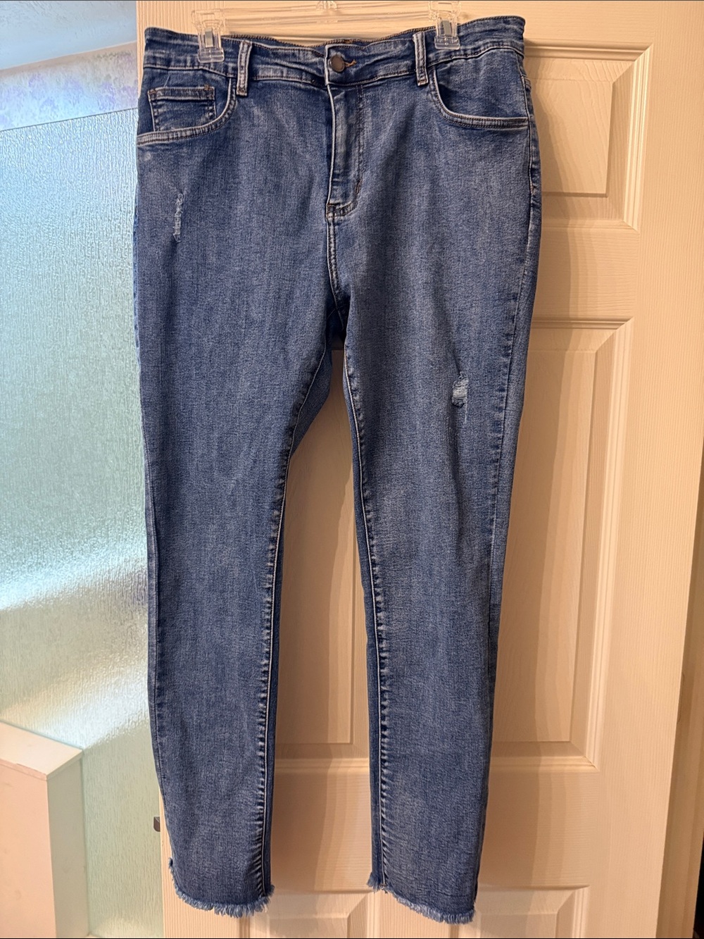 Coco + Carmen Mid Blue Skinny Jeans